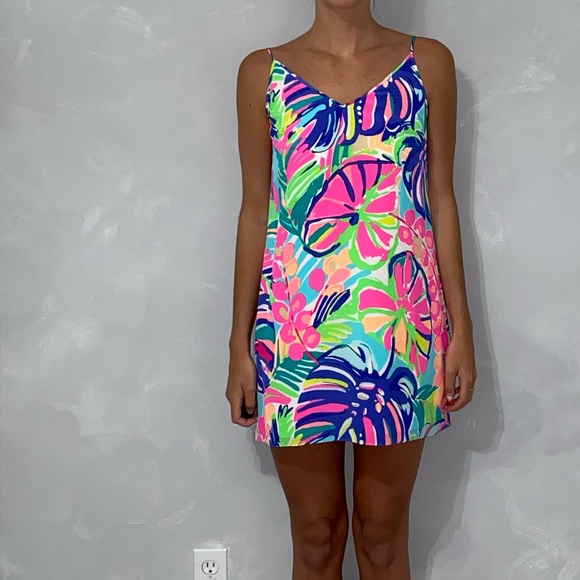Lilly Pulitzer Lela Dress in Exotic Garden - Picture 2 of 10